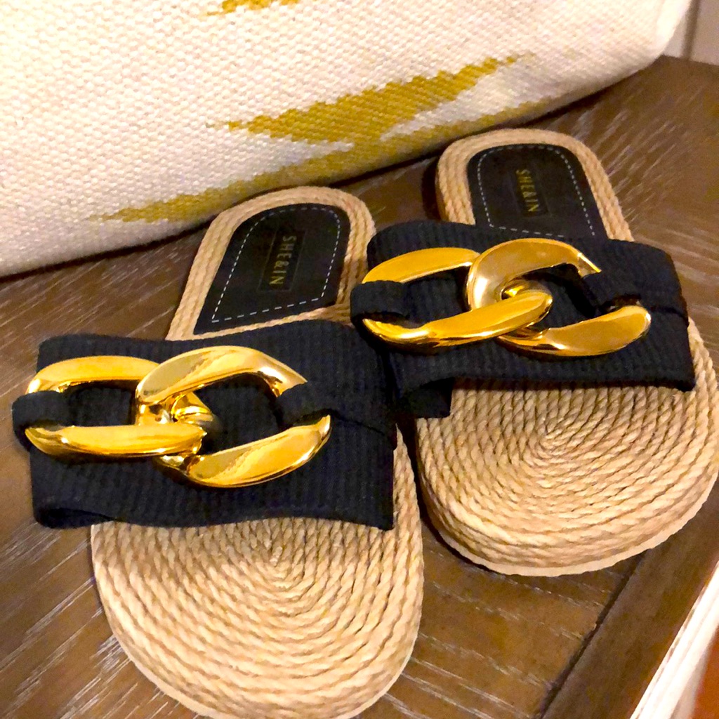 Black And Gold Slides